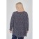 Women's tunic, size 76, dark blue color
