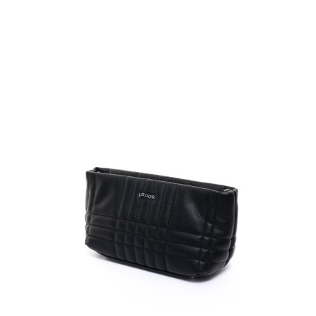 Bag Cross-Bodi with Ludor zipper, black color-1