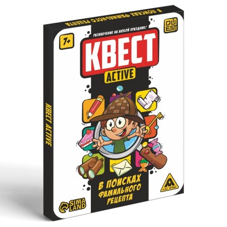 Quest-ACTIV “In search of a family recipe”, 36 cards, 7+-2