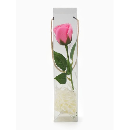 Soap rose pink in a box-4