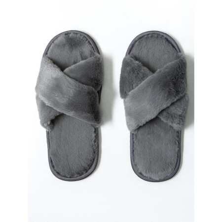 Slippers Women's Cross open nose, size 39-41, color graphite-3
