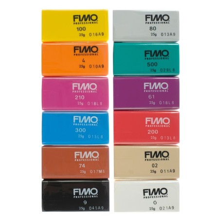 A set of plastic - polymer clay, Professional, 12 colors of 25 g-2