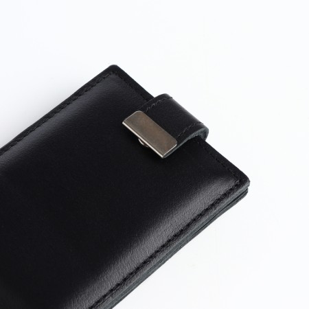 Clip for bills on a button, black color-5