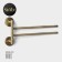 Holder for towels 2 knitting needles Stölz Bacic, Bronze series, bronze color