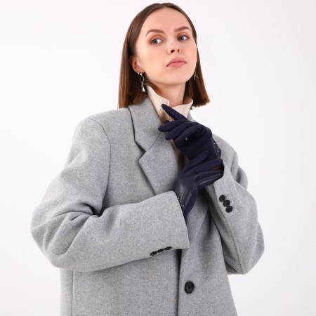Gloves are female, dimensionless, without insulation, blue color-3