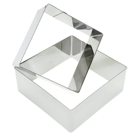 Set of culinary forms "Square", 8x8x4 + 10x10x4 cm-3