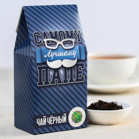 Black tea "The best dad", with thyme, 50 gr.