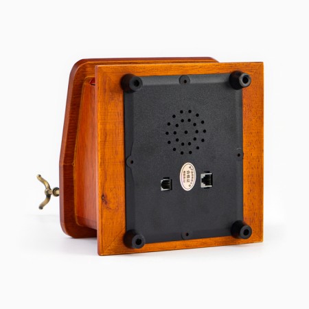 Retro-telephone "Strict", 17 x 17 x 26 cm, tree-6