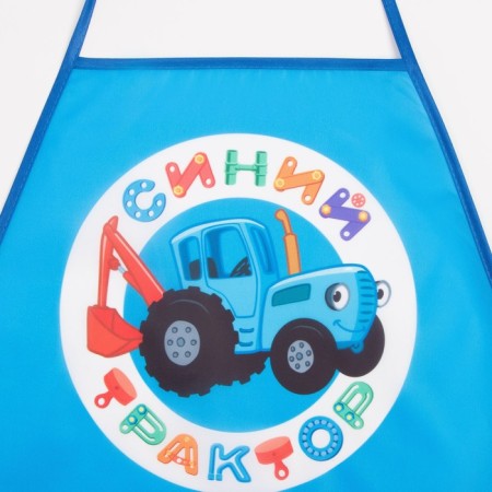 Apron with overturners Blue Tractor, 49x39 cm-3