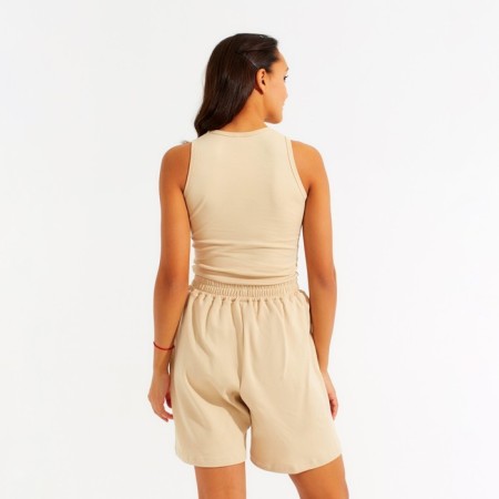T-shirt female minku: Home Collection Beige Color, Rr. 42-2