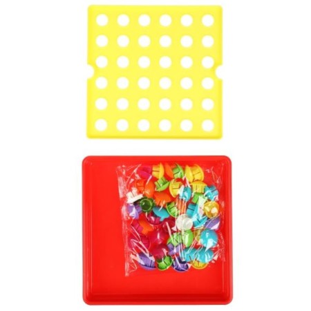 Big plastic mosaic for kids "Three cats" 10 pictures, 46 chips-3