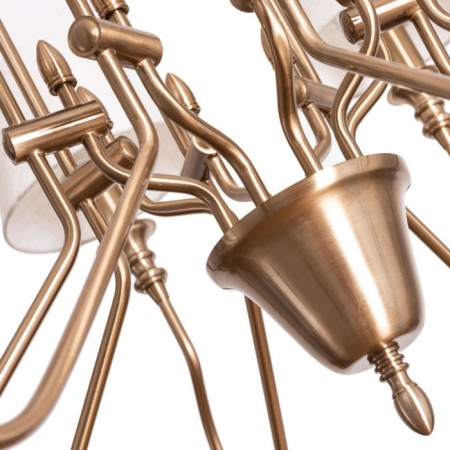 AGIO chandelier, 8x40W E14, color copper-3