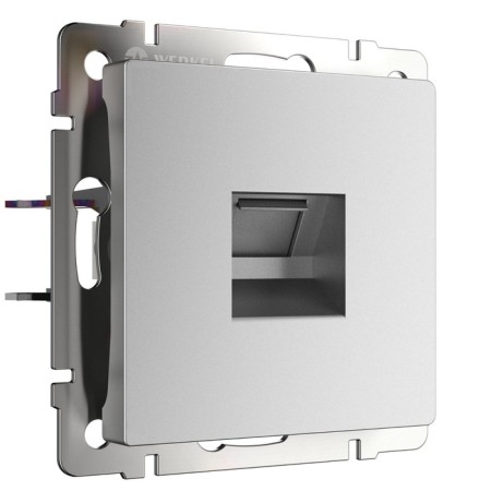 Ethernet RJ-45 (silver matte) W1181065 socket