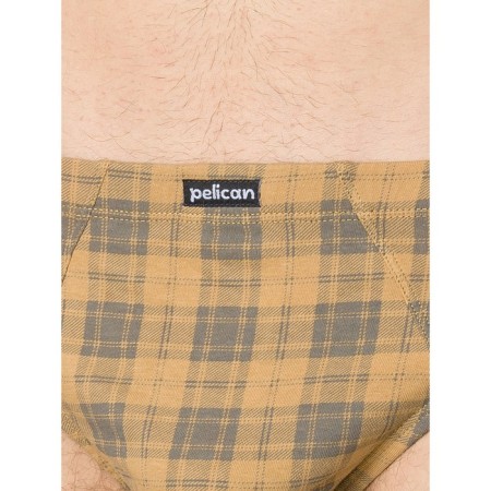 Men's panties, size 48, black color, ocher, 2 pcs-3