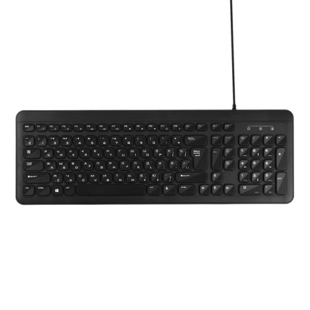 The keyboard Sima-Land SL-02, membrane, island, 104 keys, USB, 1.5 m, black-3