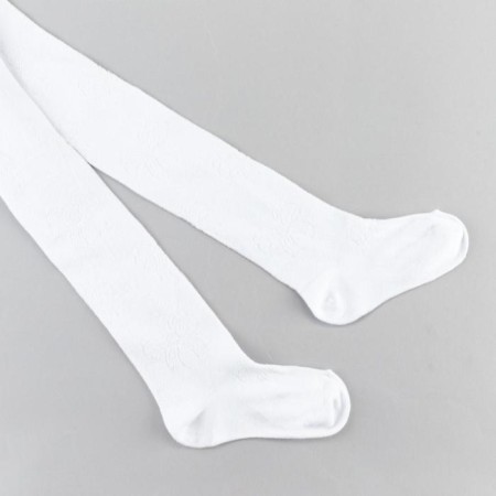 Pantyhose children, white color, height 98-104-1