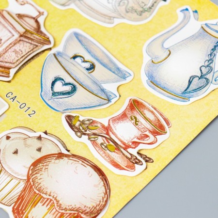 Sticker Cardboard 2 layers "dishes" 19x12.5 cm-2