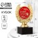 The Cup "Best Parents in the World", award figure, plastic, gold, 13 x 7.5 cm.