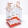 BD-3/1O bird cage, opening roof, 47.5x37x70 cm, orange (packing 6 pcs)