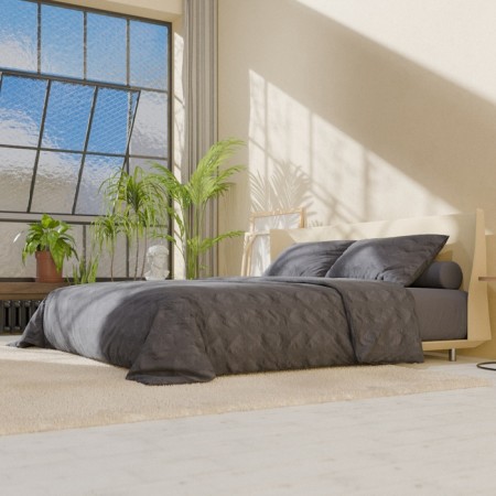 Lovelife Lovelife Lowel 1.5P Texture: Dark Gray, 143x215cm, 150x240cm, 50x70cm-2pcs, microfiber, 110 g/m2-4