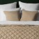Cover with pillowcases "Kim", size 230x250 cm, beige color