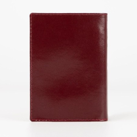 Cover for passport, burgundy color-1