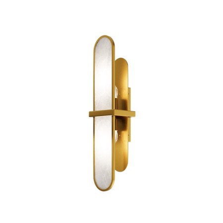Bra Maytoni Mod099WL-02G, E14, 2x40 W, 125x115x550 mm, brass