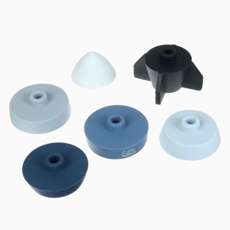 Developing toy - Pyramid "Rocket", Silicon, Mum & Baby-4