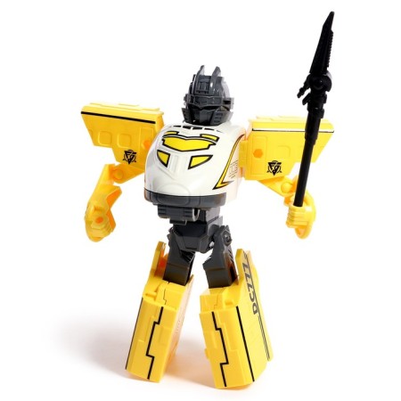 Robot "Train", transforms, yellow color-4