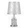HELP LAMP "Brill" 1x60W E27 chrome below backlight 23x23x42 cm Risalux