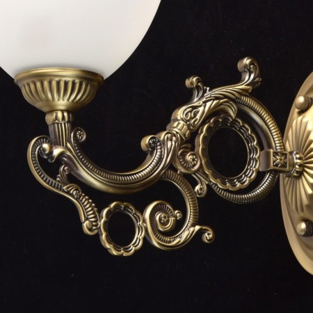 Bra “Ariadne” 1x60W E27 Antique bronze 20x15x30cm-4