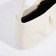 Bag Cross-Bodi with a zipper, white color