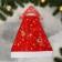Kolpak New Year's "bells, stars, beads" 29x37 cm, red