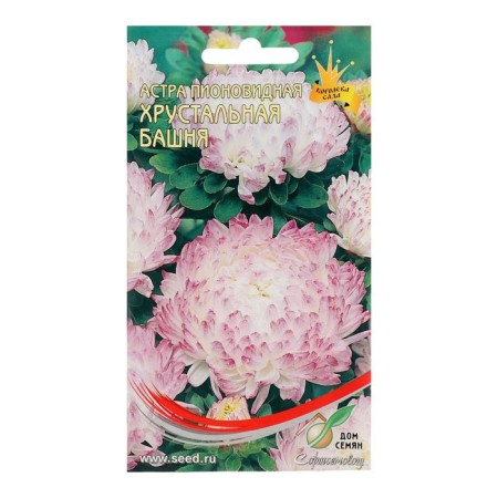 Flowers Astra Pionovid "Crystal Tower" House of Seeds, o, 80 pcs