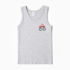 T -shirt for boys, gray color, height 110 cm