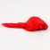 Mouse fur plane 6.5 cm, packaging 40 pcs, mix of flowers