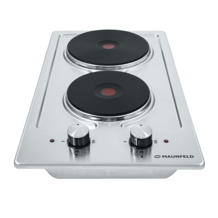 Hon surface Maunfeld eehs.32.4s, electric, 2 burners, silver-2