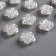 Decor for creativity Plastic "Hibiscus" Pearl set 50 pcs 1x1 cm