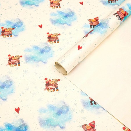 Package paper, craft "couple", 70x100 cm, 1 sheet-2