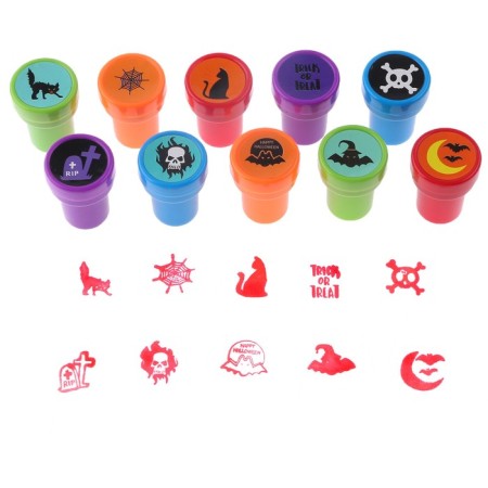 Printing color “terrible Halloween” set of 10 pcs.-1