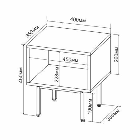 Bleet cabinet Bergen, 40x35x45 cm, oak craf gold, white-2