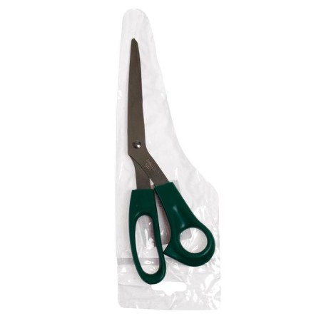 Office scissors 21.5 cm, plastic handles, mix-2