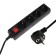 Network filter 5Bits SP4B-250 4S, 4 sockets, 5 m, 10 A, 3x0.75 mm2, with salary, with off., Black