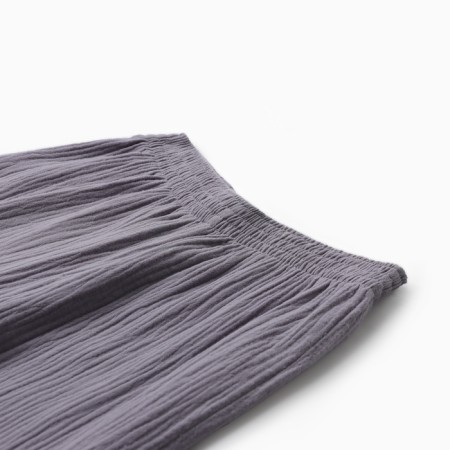 Пижама женская (рубашка и брюки) KAFTAN "Basic" размер 52-54, цвет серый-1