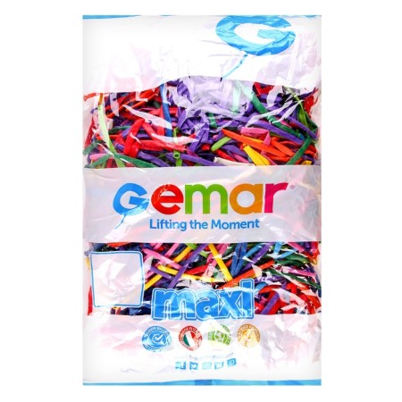 Modeling ball 260, set 500 pcs., Mix color-1