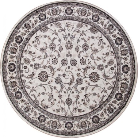 Round Merinos Valencia Deluxe, size 150x150 cm, color Cream-Brown