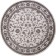 Round Merinos Valencia Deluxe, size 150x150 cm, color Cream-Brown