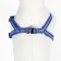 A set with a reflective tape, a collar 120 x 1 cm, OG 26-40 cm, blue