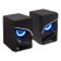 Computer speakers 2.0 Qumo Rage AS005, 10 W, USB, Black