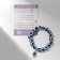 Bracelet-cooker "Glazik" hand, color blue, d = 7.5 cm